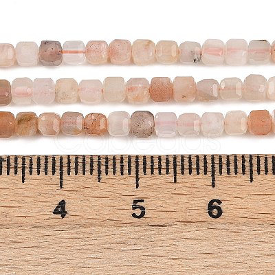 Natural Sunstone Beads Strands G-RM2025-C30-B-1