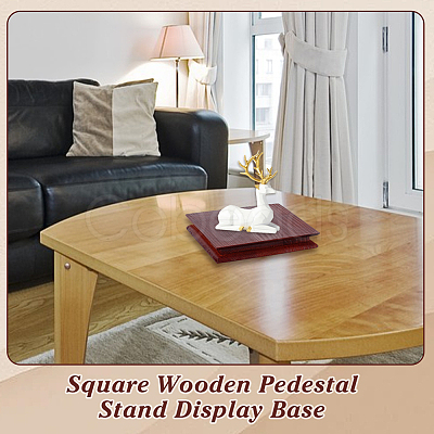 Wood Display Pedestals WOOD-WH0034-78B-1