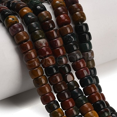 Natural Ocean Jasper Beads Strands GG-CBA792A-G04-4x7mm-1