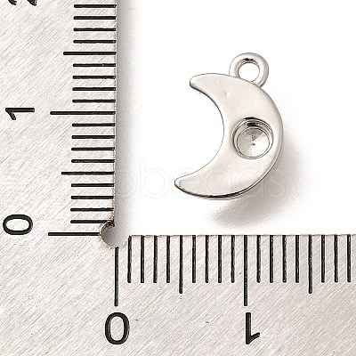Brass Micro Pave Cubic Zirconia Charms LS-KK-C085-22P-1