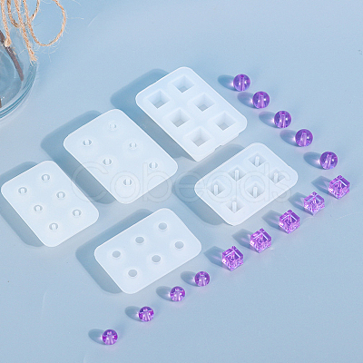 DIY Cube Bead Food Grade Silicone Mold SIMO-PW0001-197E-1