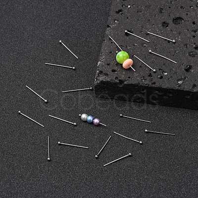 Non-Tarnish 304 Stainless Steel Ball Head pins X-STAS-R015-20mm-1