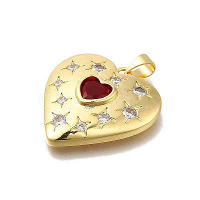 Barss Rhinestone Pendants KK-V002-08G-01-1