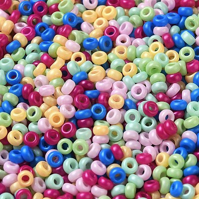 Baking Paint Glass Seed Beads SEED-P006-03A-13-1