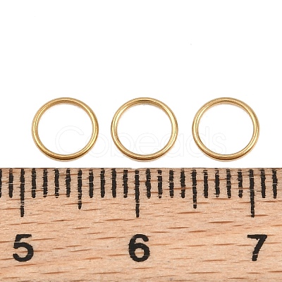 Ion Plating(IP) 304 Stainless Steel Closed Jump Rings STAS-G393-06G-17-1