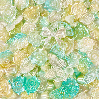 100G Opaque Acrylic Beads OACR-TA0002-93E-1