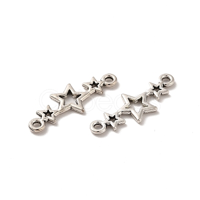 Tibetan Style Alloy Connector Charms TIBE-B001-41AS-1