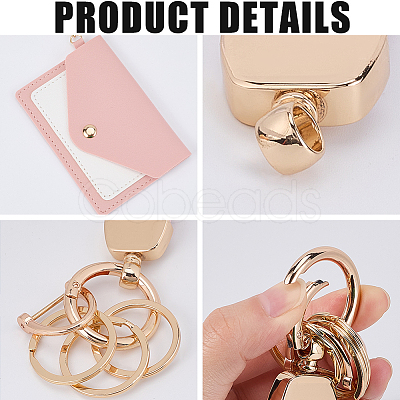 Rectangle Imitation Leather Coin Bags for Women AJEW-WH20046-02B-1