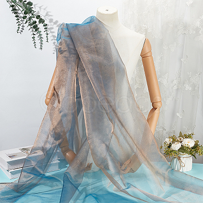 Polyester Organza Fabrics DIY-WH0622-185A-1