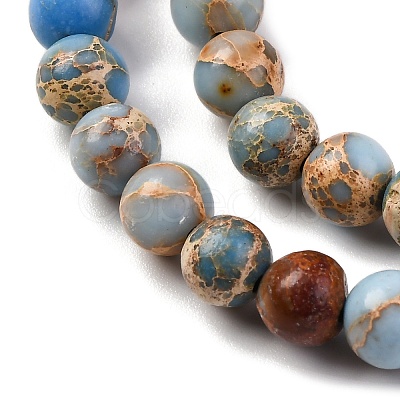 Dyed Natural Regalite/Imperial Jasper/Sea Sediment Jasper Beads Strands X-G-B124-C02-15-1