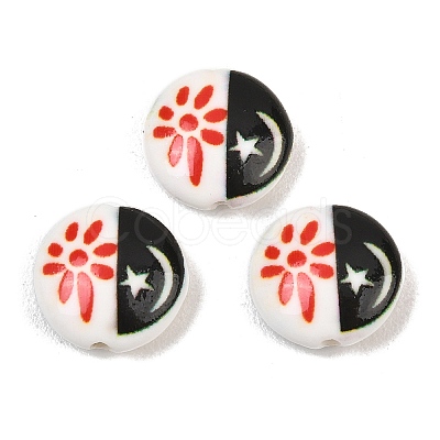 Printed Handmade Porcelain Beads PR-CBA938E-02A-1