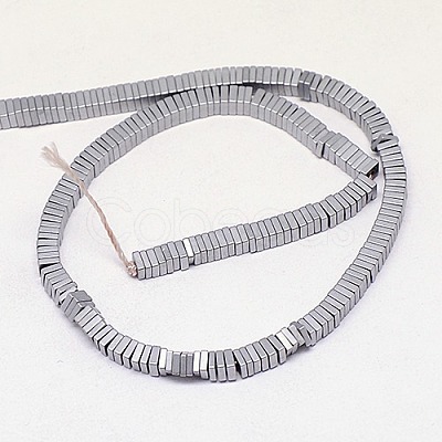 Electroplate Non-magnetic Synthetic Hematite Heishi Beads Strands G-J171B-2x2mm-02-1