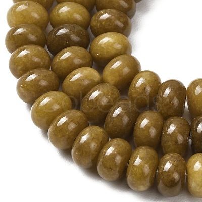Dyed Natural White Jade Beads Strands G-G107-A44-01-1