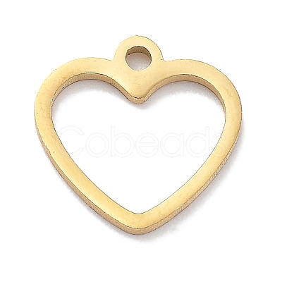 304 Stainless Steel Charms STAS-R003-01G-02-1