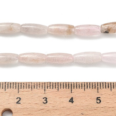 Natural Pink Morganite Beads Strands G-H335-A01-4x10mm-1