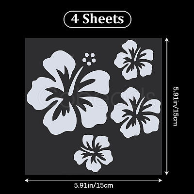 PET Self Adhesive Car Stickers STIC-WH0010-05B-1