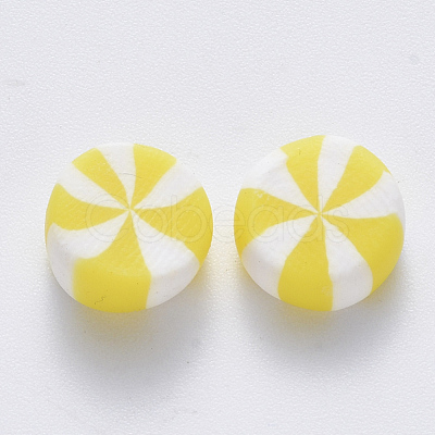 Handmade Polymer Clay Beads X-CLAY-R084-01A-1