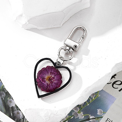 Epoxy Resin Dried Flower Pendant Decorations PW-WG14EC9-04-1