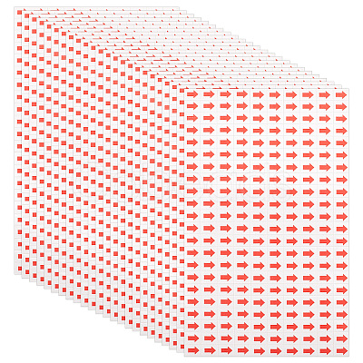Waterproof PVC Arrow Self-Adhesive Stickers DIY-GF0006-43-1