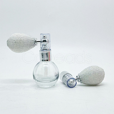 2Pcs Glass Highlighter Shimmer Sparkle Powder Spray Bottles CON-DJ0001-09B-1