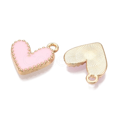 Rack Plating Alloy Enamel Charms ENAM-N056-343G-D-1