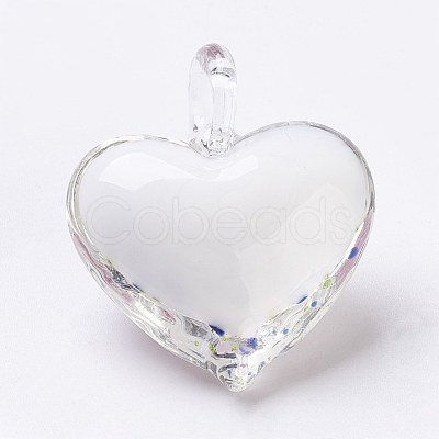 Handmade Lampwork Pendants LAMP-F009-10-1