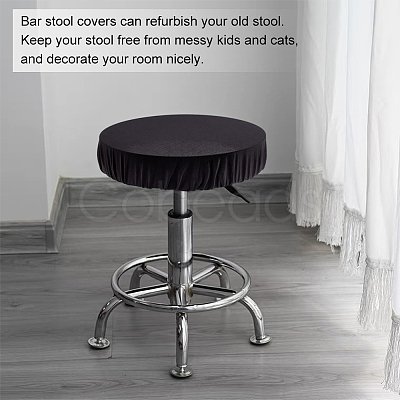 Fiber Stretch Round Bar Stool Covers AJEW-WH0307-33A-1