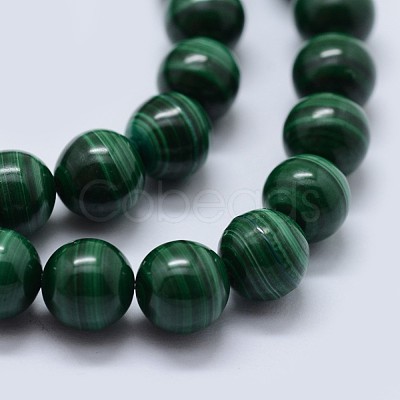 Natural Malachite Beads Strands G-F571-27AA2-4mm-1