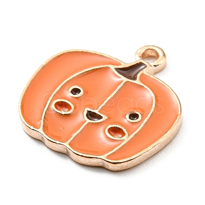 Thanksgiving Day Alloy Enamel Pendants X-ENAM-D060-02E-KCG-1
