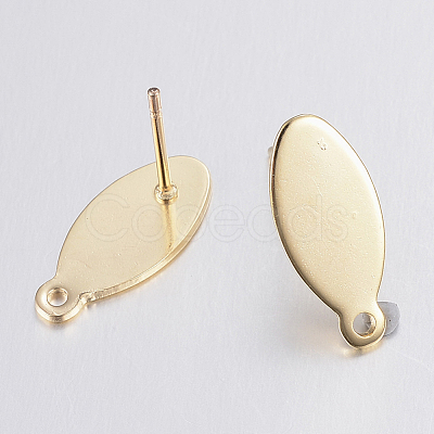 304 Stainless Steel Stud Earring Findings STAS-H436-19-1