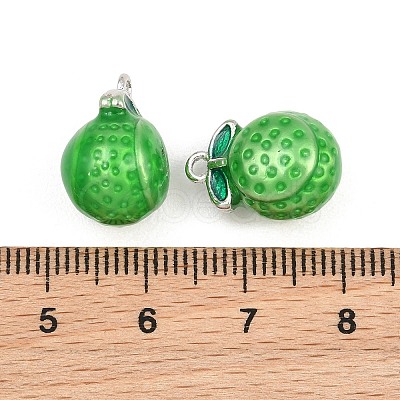 Brass Enamel Pendants KK-CBA6818-12P-1