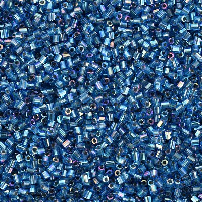 Glass Bugle Beads SEED-S032-09A-633-1