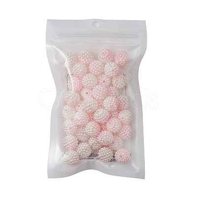 Imitation Pearl Acrylic Beads OACR-FS0001-42D-1