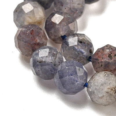 Natural Iolite Beads Strands G-J400-E05-02A-1