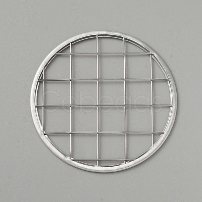 304 Stainless Steel Mesh Lids for Water Planting Glass Vase AJEW-WH0401-01-1