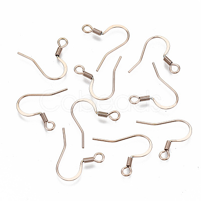 304 Stainless Steel French Earring Hooks STAS-S111-006RG-NR-1