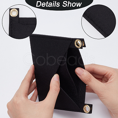 3Pcs 3 Style Felt Bags Organizer Insert PURS-WR0006-85A-1