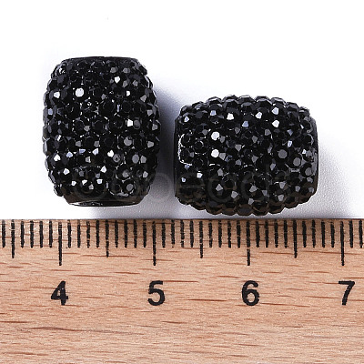 Opaque Resin European Jelly Colored Beads RESI-B025-02A-03-1