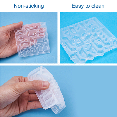 DIY Pendants Silicone Molds DIY-BG0001-55-1