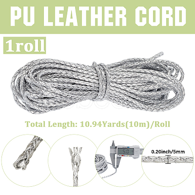 10M Round Imitation Leather Braided Cord WL-GF0001-32C-01-1