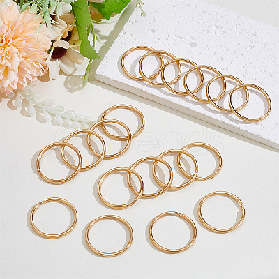 50Pcs Iron Keychain Clasps FIND-SP0005-56KCG-1