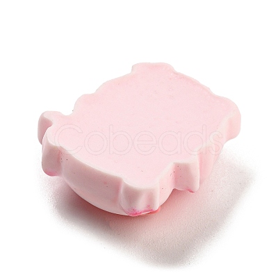 Pig Theme Opaque Resin Cabochons RESI-H154-01C-1