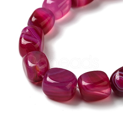 Natural Agate Beads Strands G-H295-A01-1