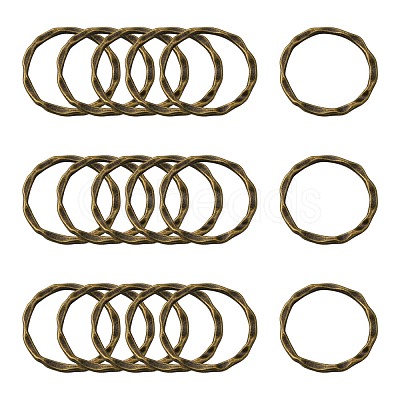 Tibetan Style Linking Rings X-PALLOY-A017-AB-FF-1