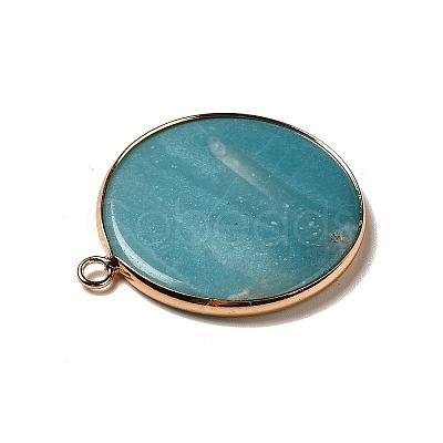 Natural Amazonite Pendants G-A213-01G-02-1