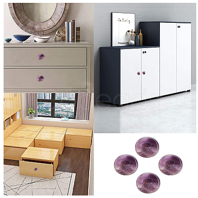 9 style 9 sets Natural Gemstone Drawer Knobs FIND-GF0001-50-1