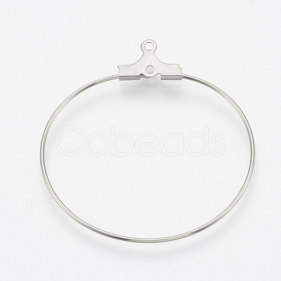 Tarnish Resistant 304 Stainless Steel Pendants STAS-T031-20-40mm-1