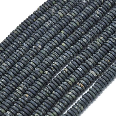 Frosted Natural Kambaba Jasper Beads Strands G-K389-C32-01-1