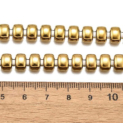 304 Stainless Steel Rectangle Link Chain Neklaces for Women NJEW-R024-01G-1