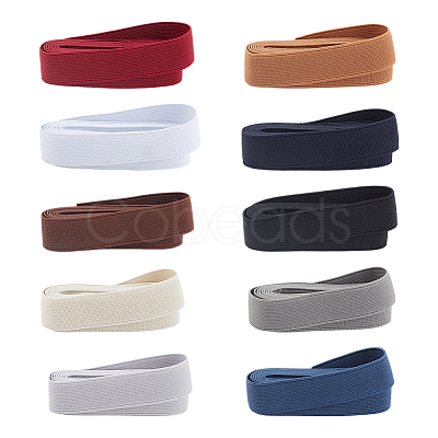 10 Rolls 10 Colors Polyester Elastic Cord OCOR-PH0004-63B-1